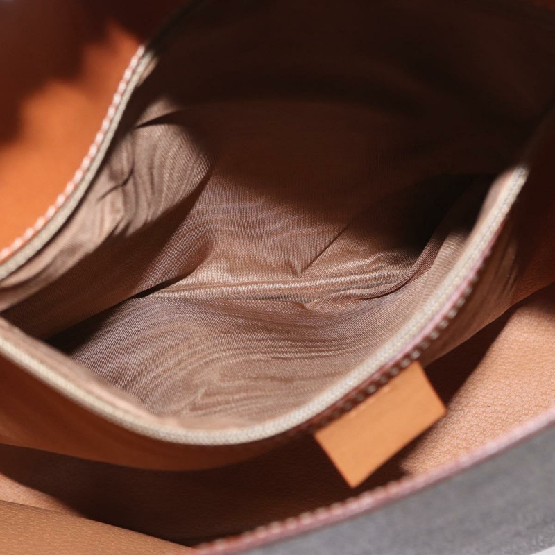 【日本直送】CELINE Macadam帆布肩背包 PVC皮革 棕色 金色 正品 ka1802V-23