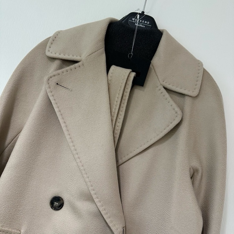 MaxMara- 2026 春夏 WkdResina 042 水波紋 羊毛大衣#34 好價-2