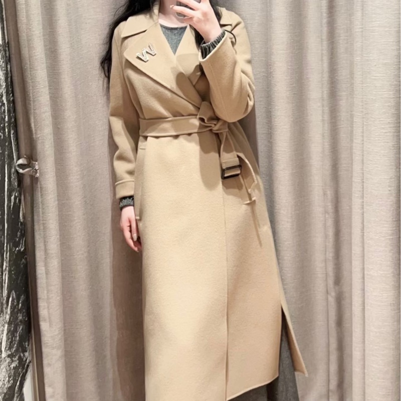 MaxMara-Manu 086 淺褐色 羊毛大衣 #38 40 好價💰-1