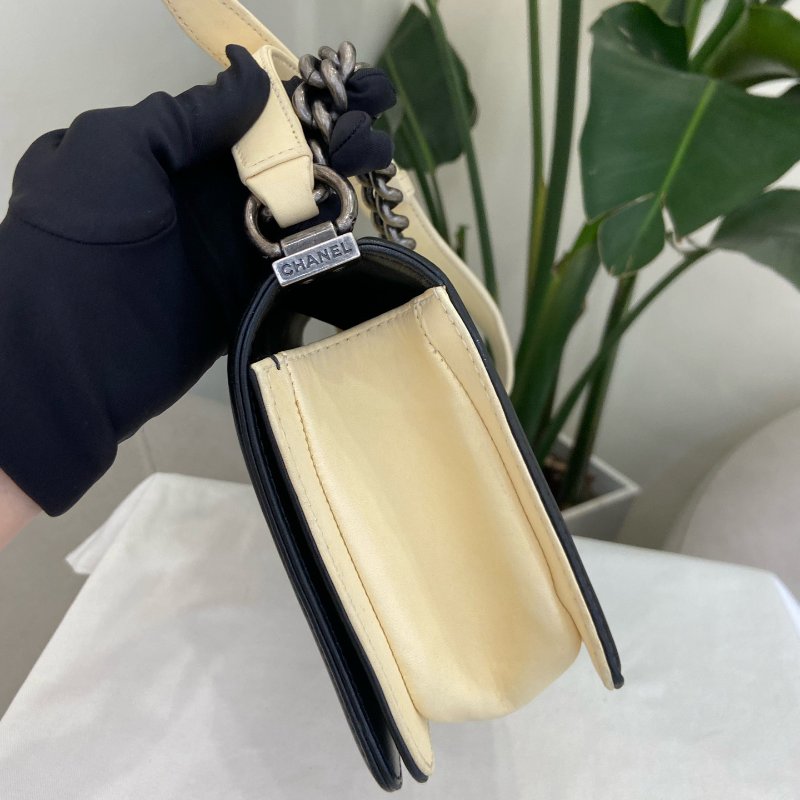 香奈兒/Chanel Leboy中號黑白熊貓配色 肩背斜背包-2