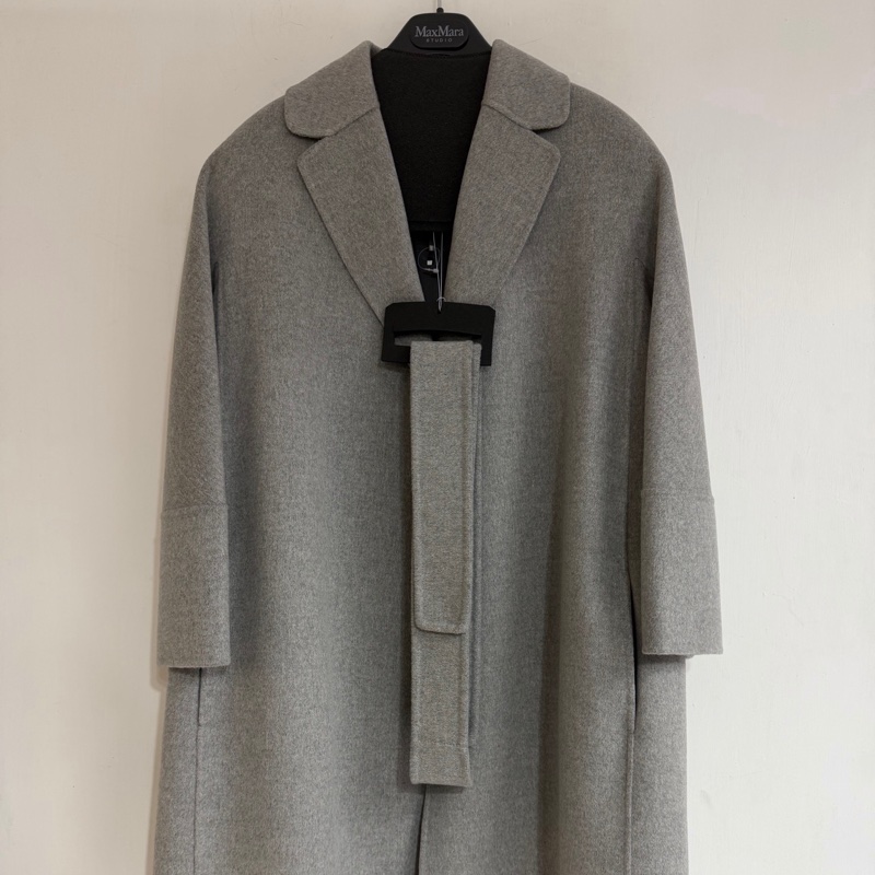 MaxMara -Arona 038 灰色 羊毛大衣 #36 好價💰-0