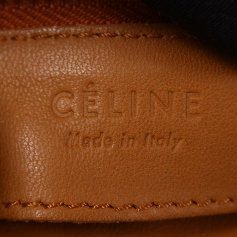 CELINE 羊皮皮革Trio金扣肩背袋-4