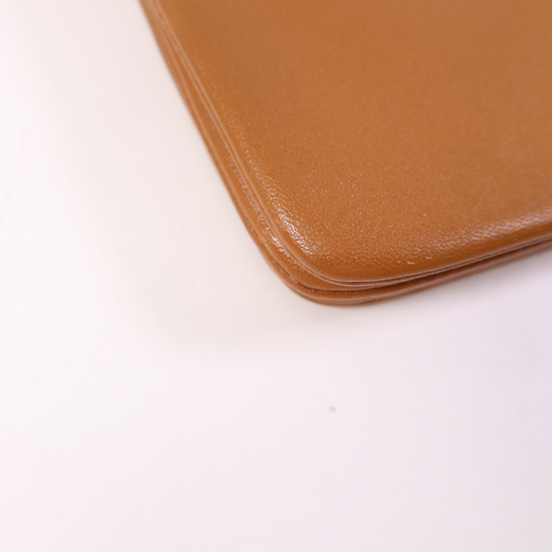 CELINE 羊皮皮革Trio金扣肩背袋-10