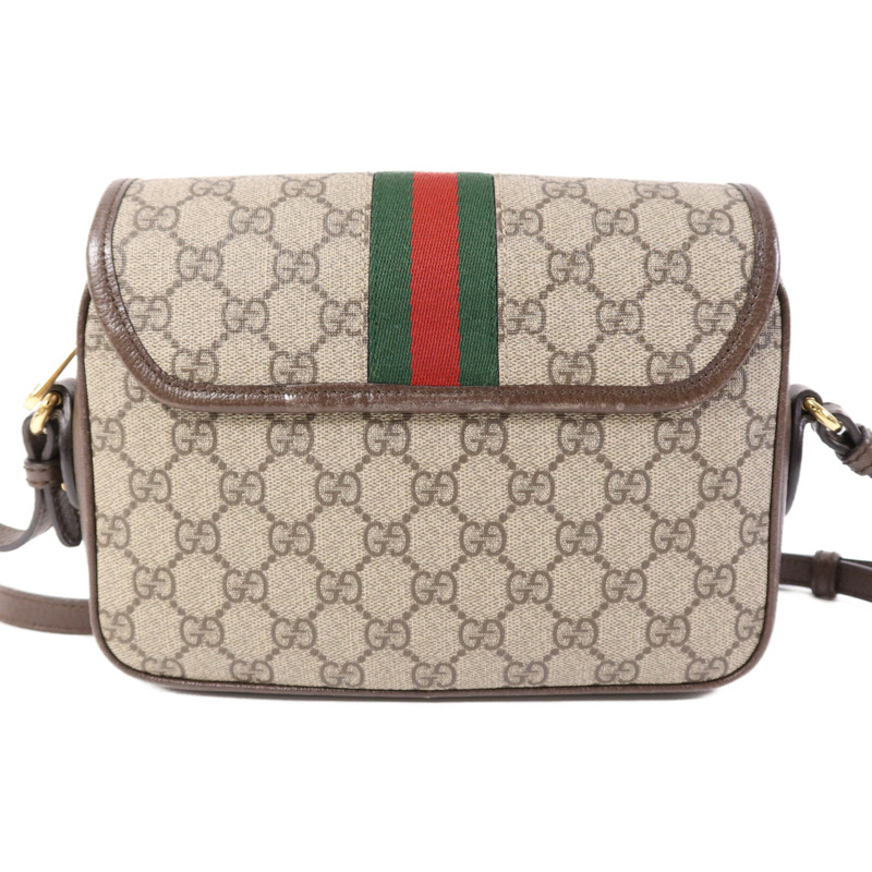 GUCCI 塗層帆布Ophidia GG Shoulder Bag金扣肩背袋-1