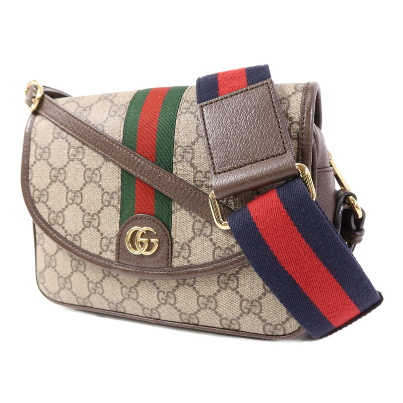 GUCCI 塗層帆布Ophidia GG Shoulder Bag金扣肩背袋-2