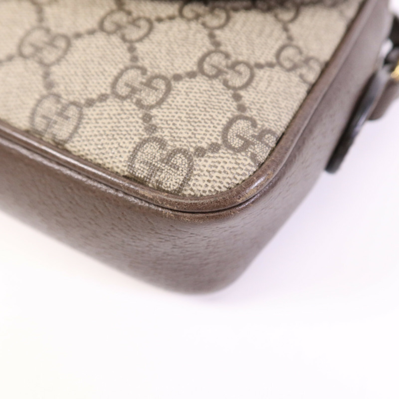 GUCCI 塗層帆布Ophidia GG Shoulder Bag金扣肩背袋-8