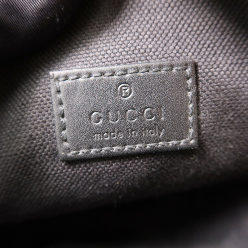 GUCCI 漆皮皮革GG Supreme Messenger銀扣肩背袋-5