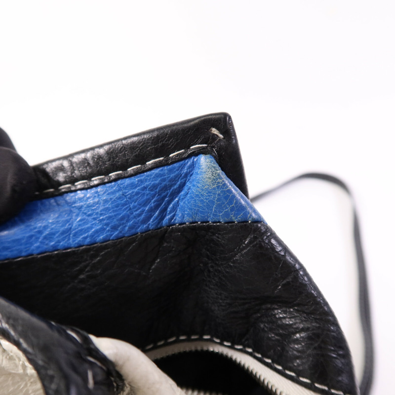 BALENCIAGA 牛皮皮革Bazaar Shopper銀扣手挽肩背兩用袋-14