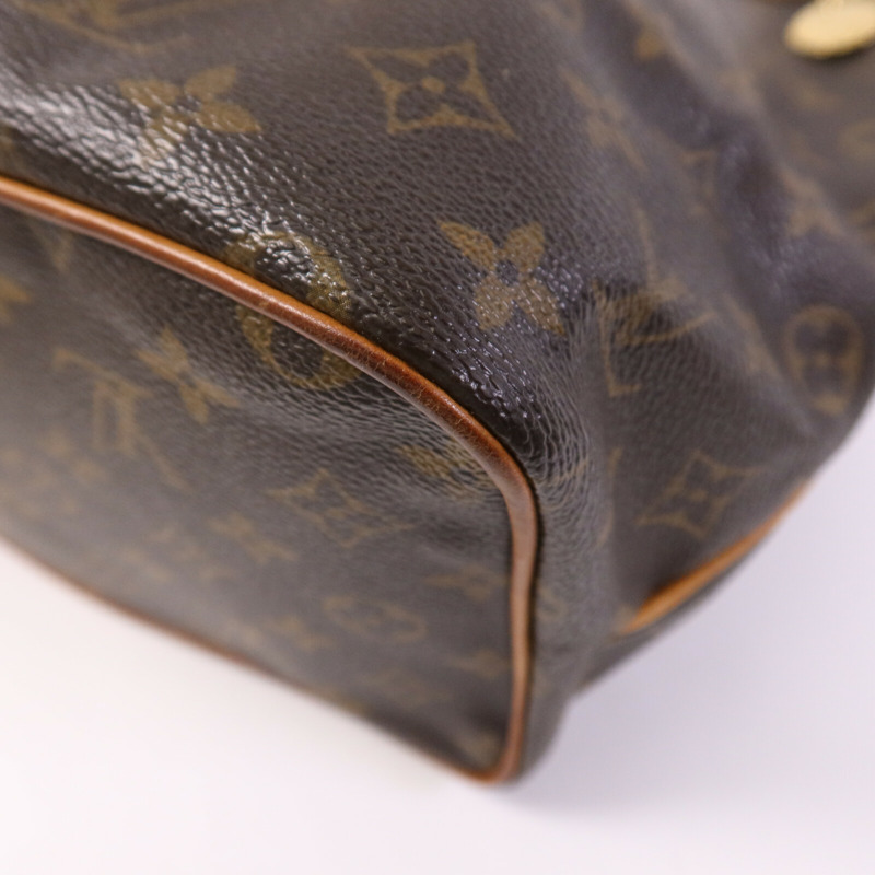 LOUIS VUITTON Monogram Palermo PM金扣手挽肩背兩用袋棕色-11