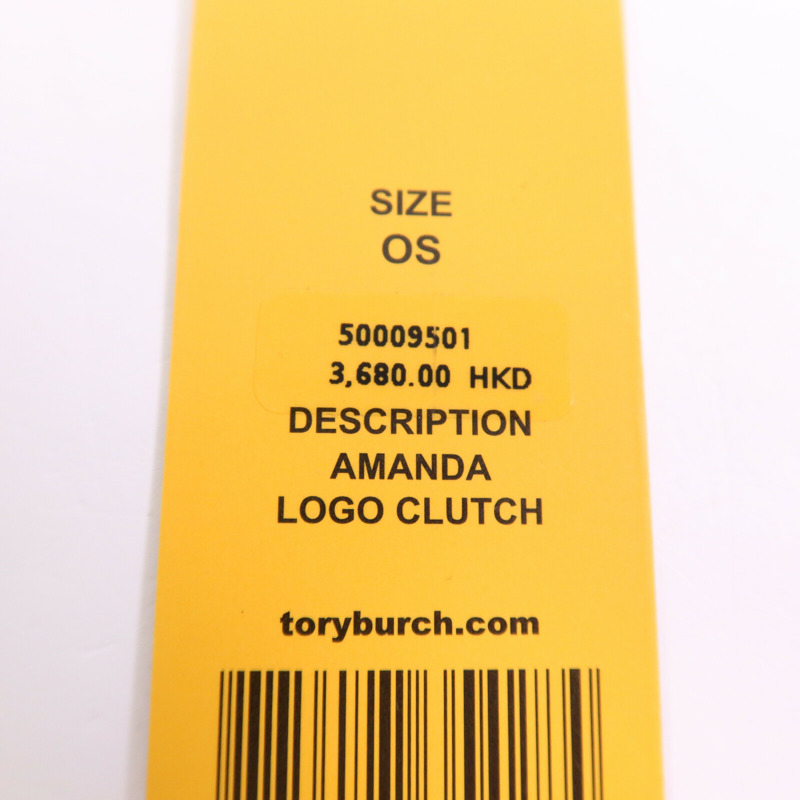 Tory Burch 牛皮皮革Amanda Logo Clutch金扣鏈帶肩背袋-7