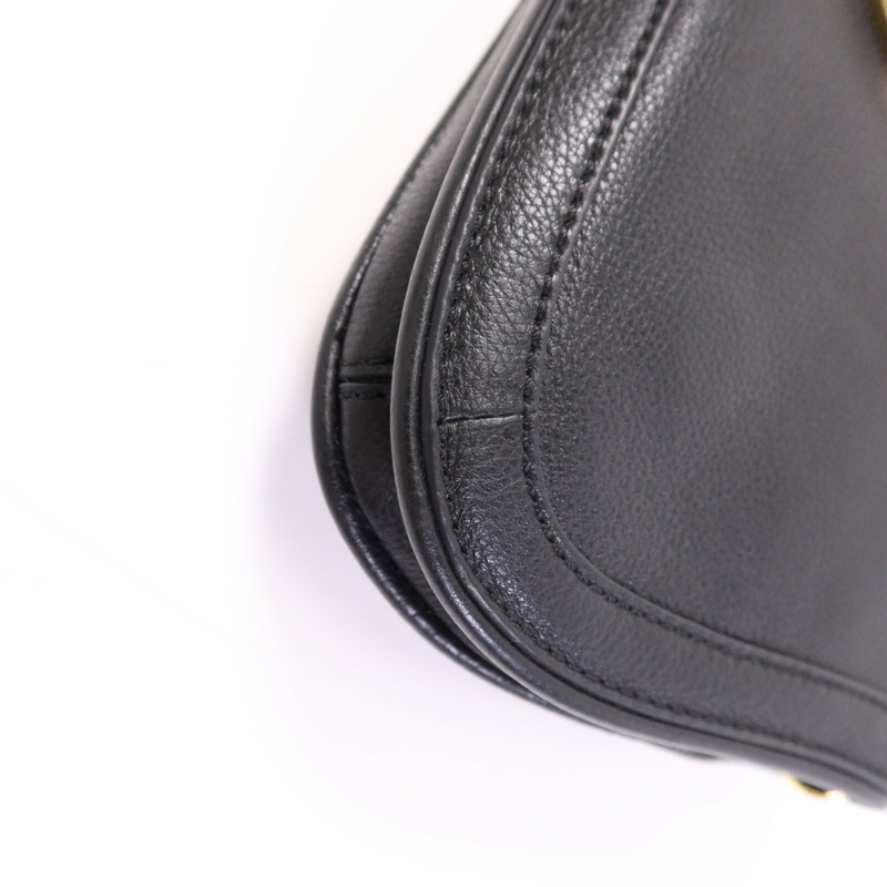 Tory Burch 牛皮皮革Amanda Logo Clutch金扣鏈帶肩背袋-10