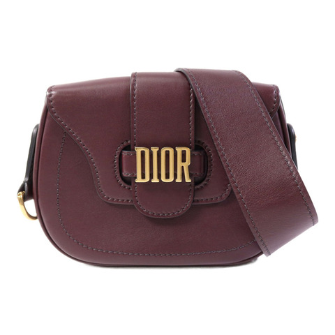 Dior 牛皮皮革D-Fence Saddle金扣肩背袋