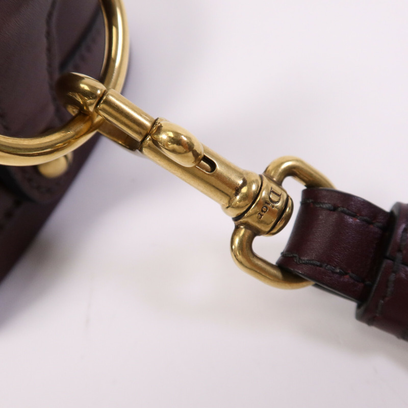 Dior 牛皮皮革D-Fence Saddle金扣肩背袋-6