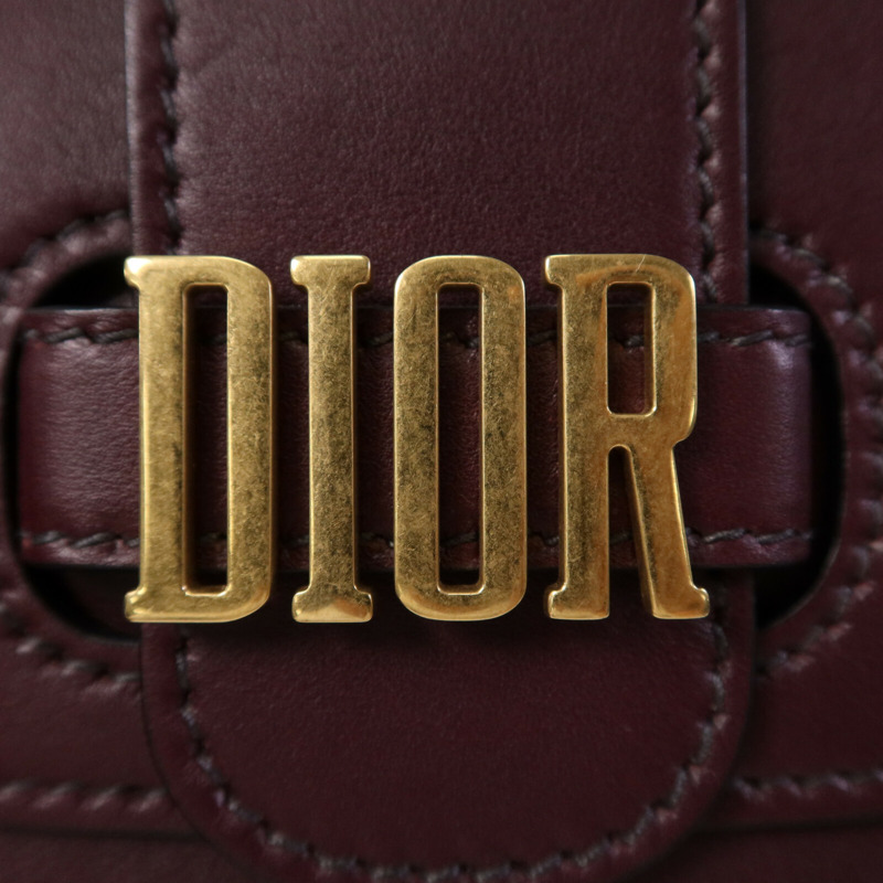 Dior 牛皮皮革D-Fence Saddle金扣肩背袋-7