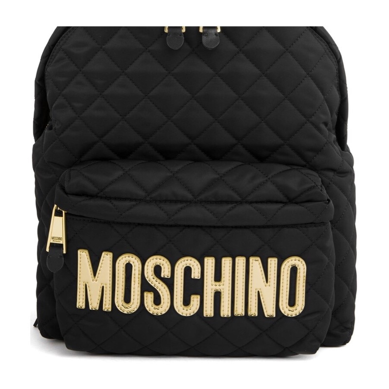 Moschino 女士 logo絎縫雙肩包均碼碼27 x 38 x 13 cm-1