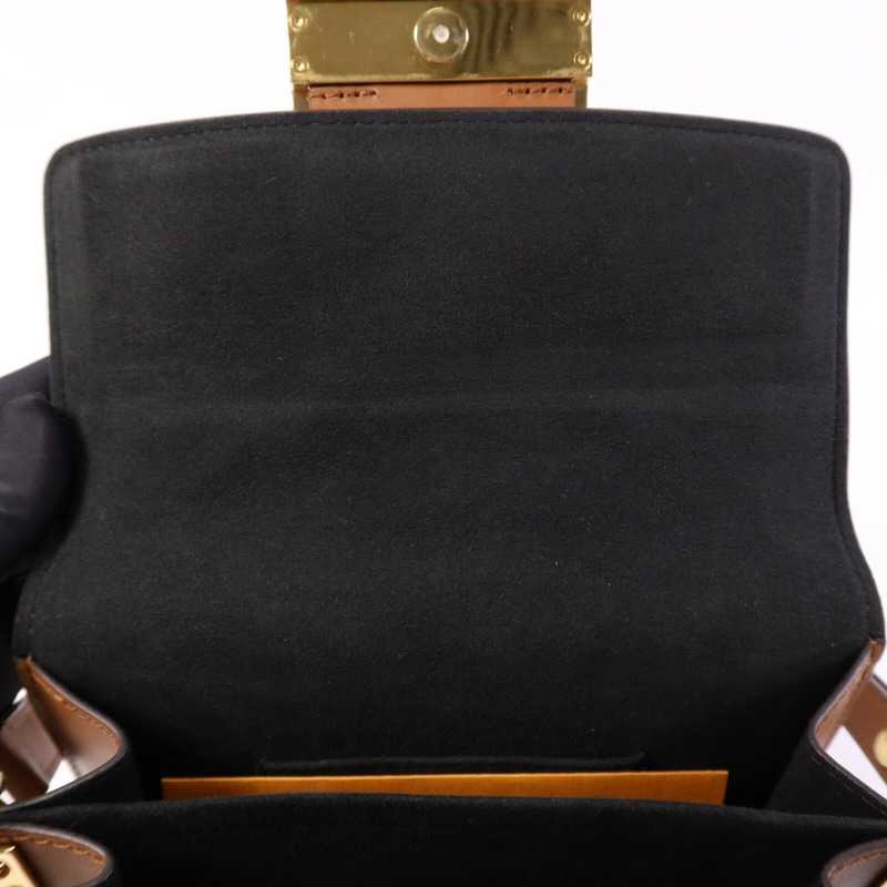 LOUIS VUITTON Monogram Reverse Mini Dauphine金扣肩背袋-14