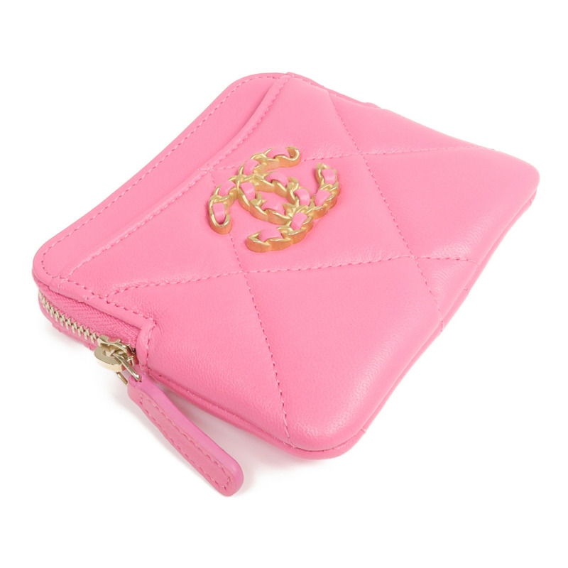 CHANEL 羊皮皮革Card Case金扣卡片套-3