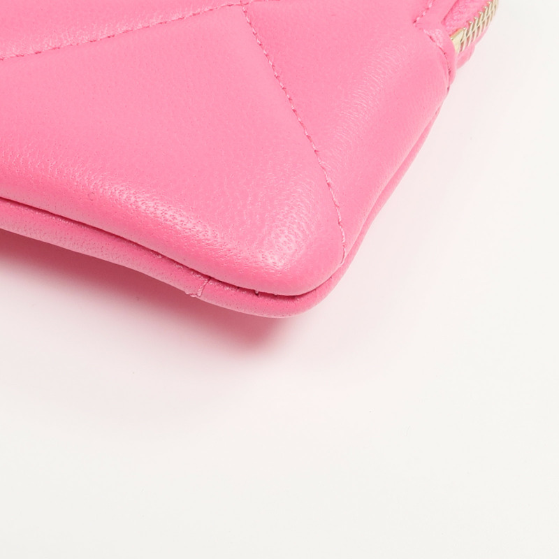 CHANEL 羊皮皮革Card Case金扣卡片套-7