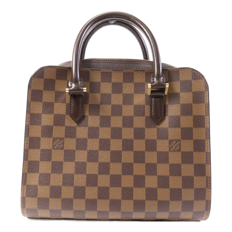 LOUIS VUITTON Damier Triana金扣手挽袋-0