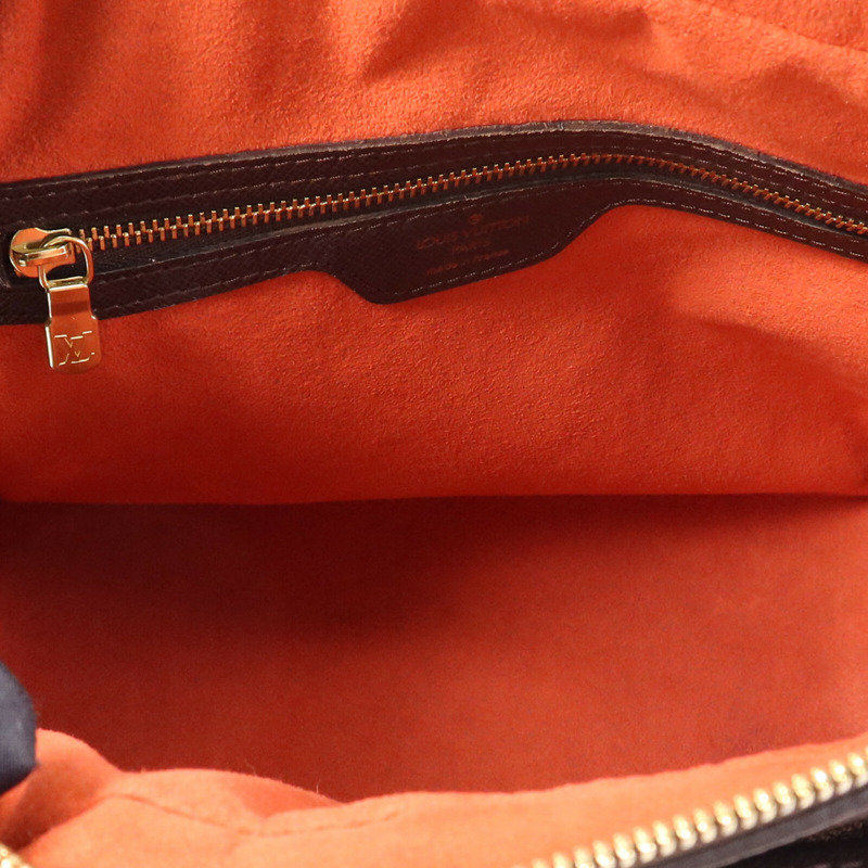 LOUIS VUITTON Damier Triana金扣手挽袋-4