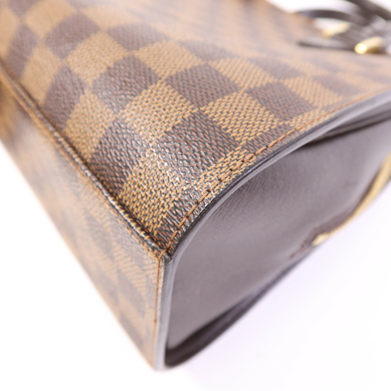 LOUIS VUITTON Damier Triana金扣手挽袋-9