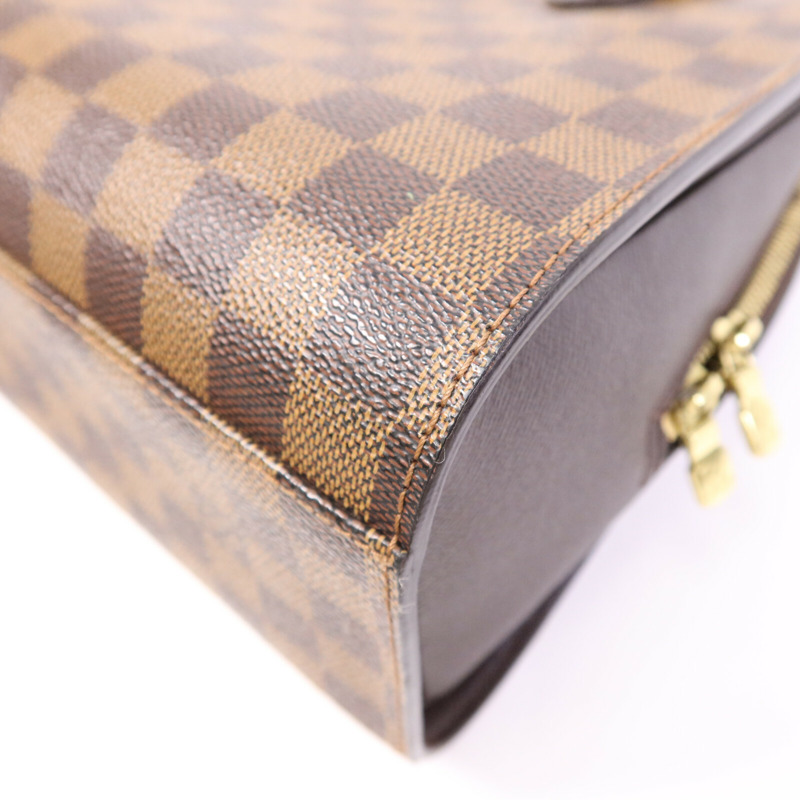 LOUIS VUITTON Damier Triana金扣手挽袋-11
