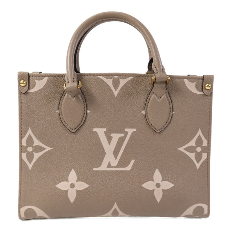 LOUIS VUITTON Monogram Empreinte On The Go PM金扣手挽肩背兩用袋-1