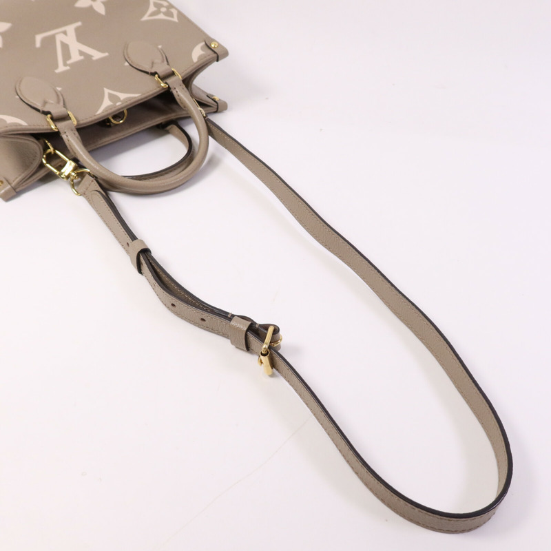 LOUIS VUITTON Monogram Empreinte On The Go PM金扣手挽肩背兩用袋-7