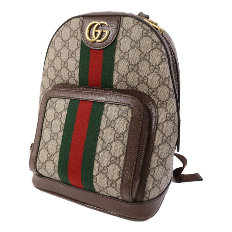 GUCCI 塗層帆布Ophidia Backpack金扣背包-2