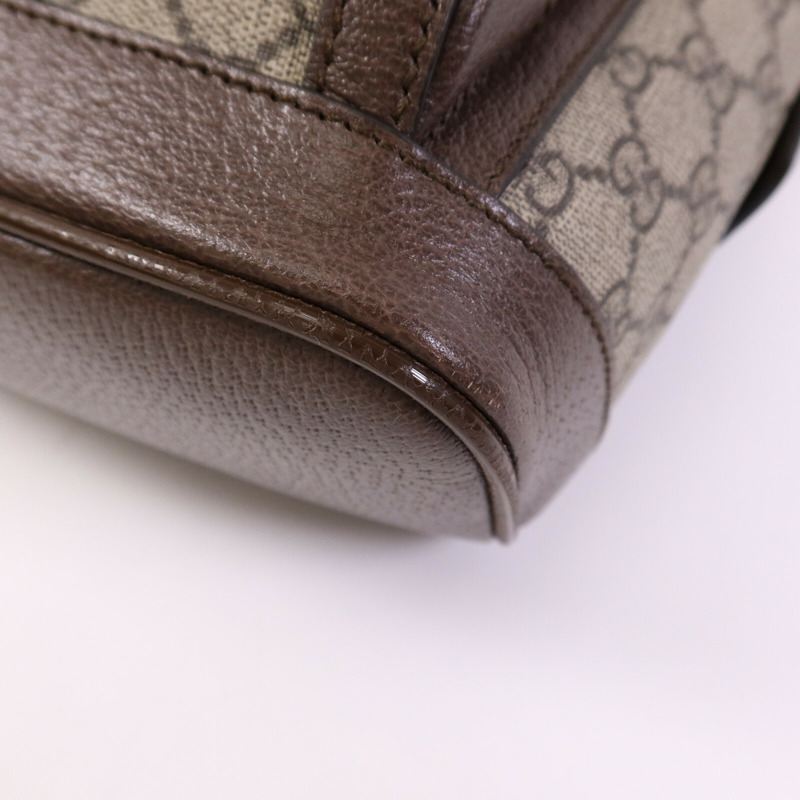 GUCCI 塗層帆布Ophidia Backpack金扣背包-9