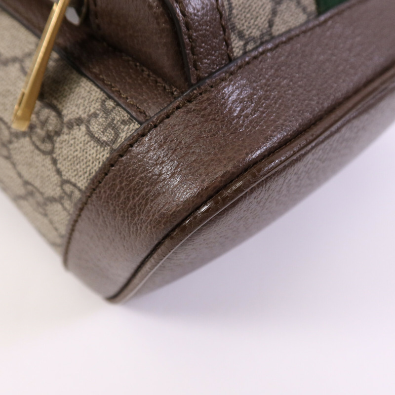 GUCCI 塗層帆布Ophidia Backpack金扣背包-10
