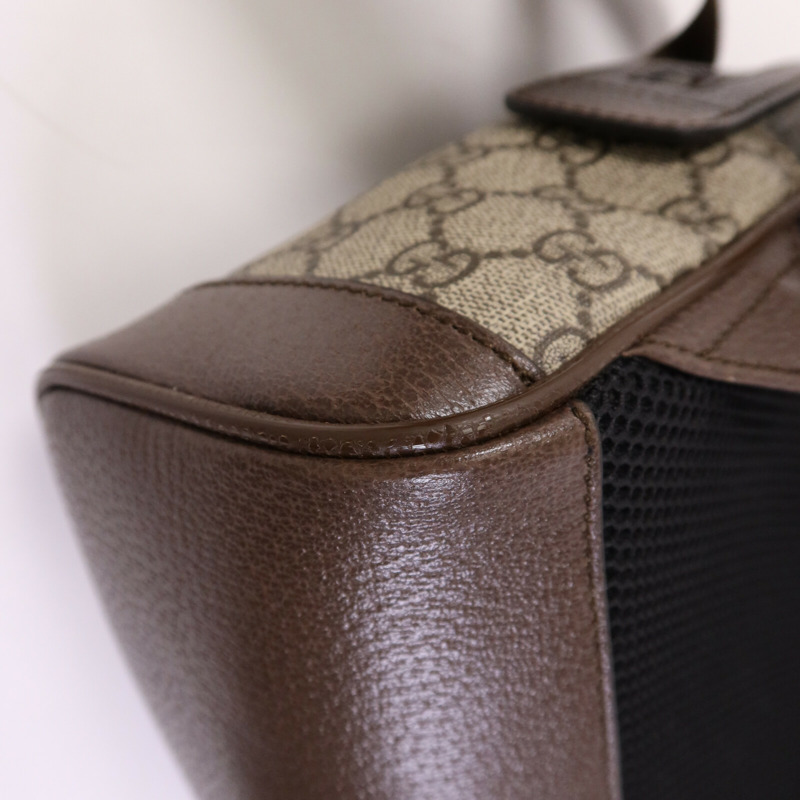 GUCCI 塗層帆布Ophidia Backpack金扣背包-12