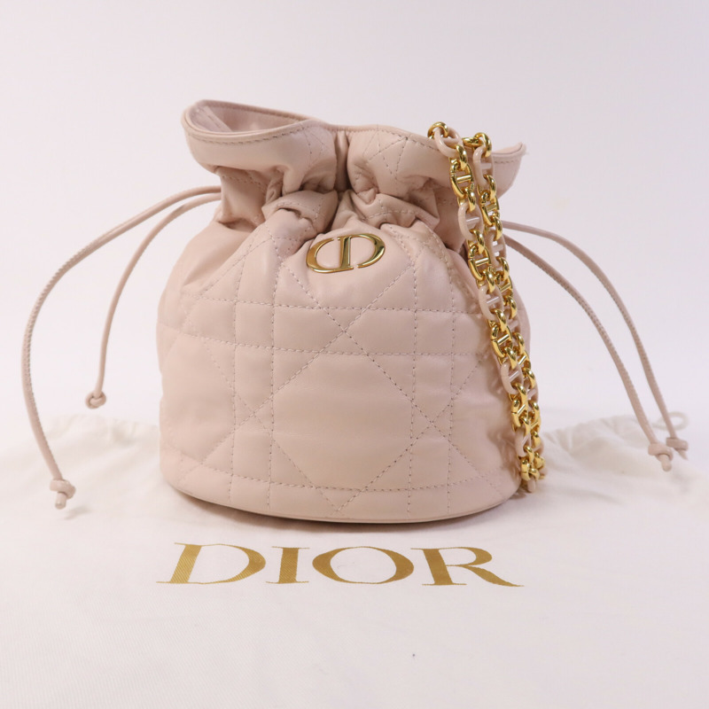 Dior 羊皮皮革Miss Caro金扣肩背袋-10