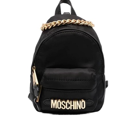 Moschino 女士 徽標雙肩包均碼碼尺寸參考模特圖