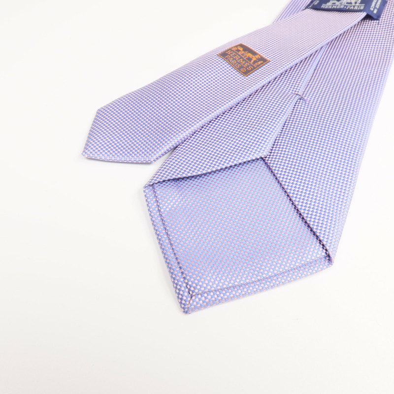 HERMES 絲質Tie領帶-4