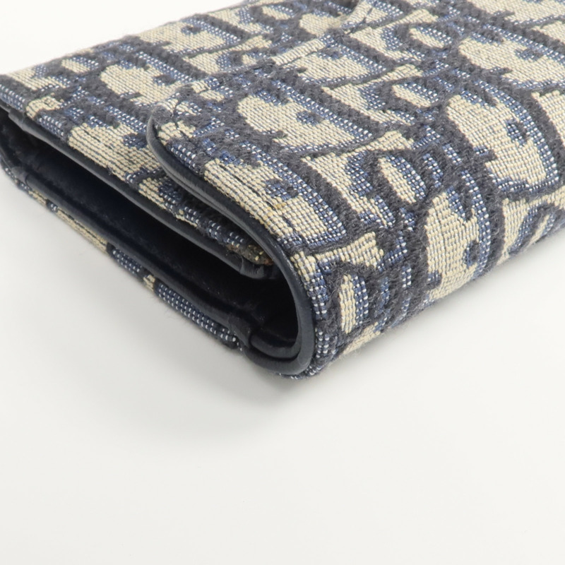 Dior 帆布Saddle Lotus Wallet金扣錢包-8