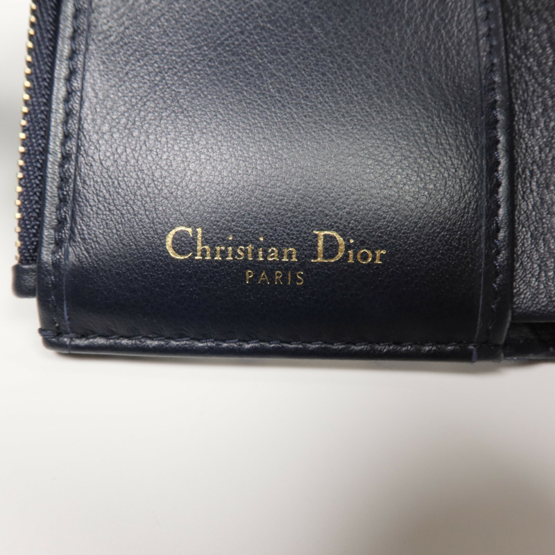 Dior 帆布Saddle Lotus Wallet金扣錢包-12