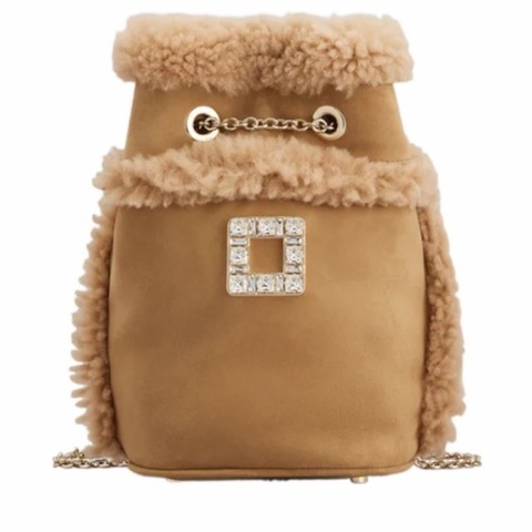 Roger Vivier 女士 Tres Vivier 鏈條雙肩包均碼碼17cm*11cm*20cm