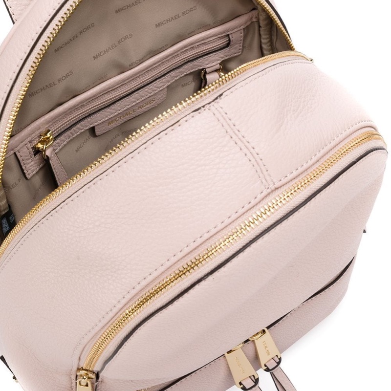 Michael Michael Kors 女士 粉色Rhea中號雙肩包均碼碼長度：28 cm，寬度：12.5 cm，高度：33 cm-3