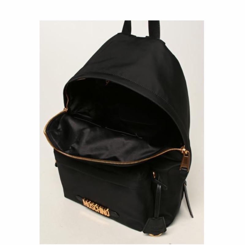 Moschino 女士 徽標雙肩包均碼碼長：30 cm，寬：14 cm，高：39 cm-4