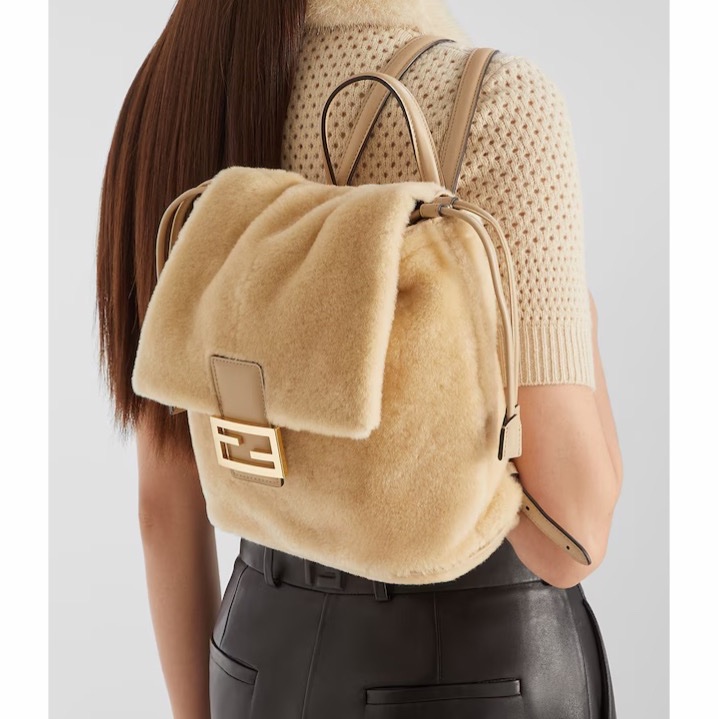 Fendi 女士 抽繩背包均碼碼常規、23cm*12cm*26cm-4