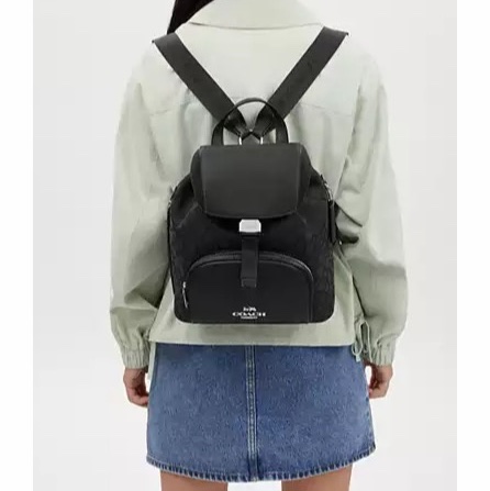 Coach 男女同款 翻蓋雙肩包均碼碼-1