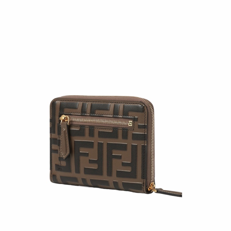 Fendi 女士 FF Diamonds 中號拉鍊錢包均碼碼9cm*2cm*12.5cm-5