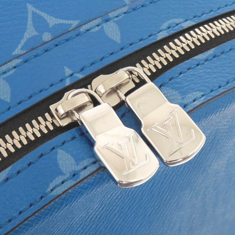路易威登 Discovery 雙肩包 Taiga Rama Monogram M30409 IC 藍色日用包 LV 0436，成色極佳-8