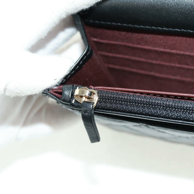 【日本直送】香奈兒 Chain Matelasse 2.55 單肩包，黑色皮革，金色雙C標誌，正品編號 165409V-26