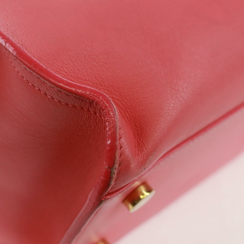 【日本直送】SAINT LAURENT Baby Cabas 手提包 皮革 2way 金色粉紅色 正品 165430SAV-14