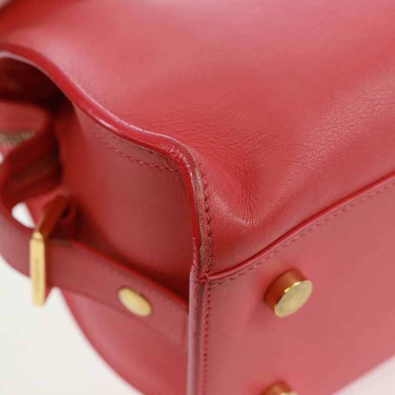 【日本直送】SAINT LAURENT Baby Cabas 手提包 皮革 2way 金色粉紅色 正品 165430SAV-16