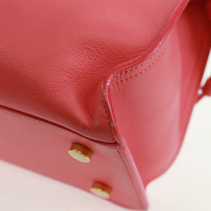 【日本直送】SAINT LAURENT Baby Cabas 手提包 皮革 2way 金色粉紅色 正品 165430SAV-17