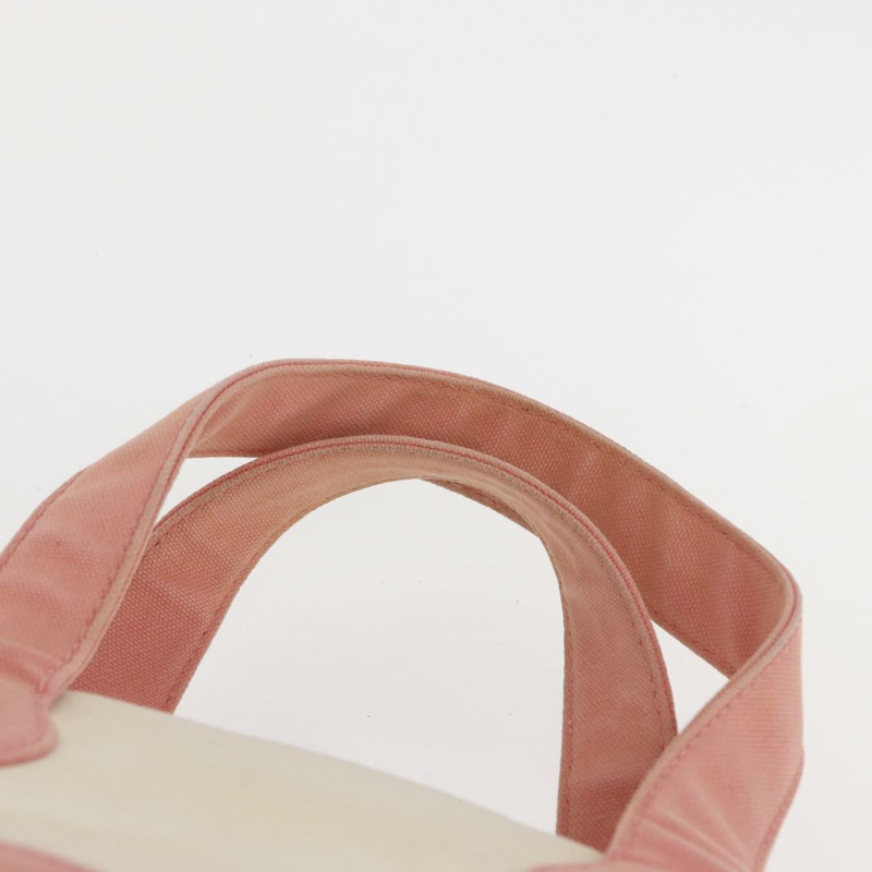 【日本直送】香奈兒帆佈白金雙C手提包 正品 BA9739-7