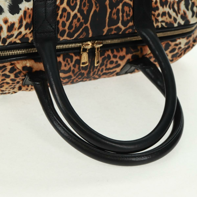 【日本直送】SAINT LAURENT 易 Boston Bag 尼龍皮革黃金色正品 am10602V-6